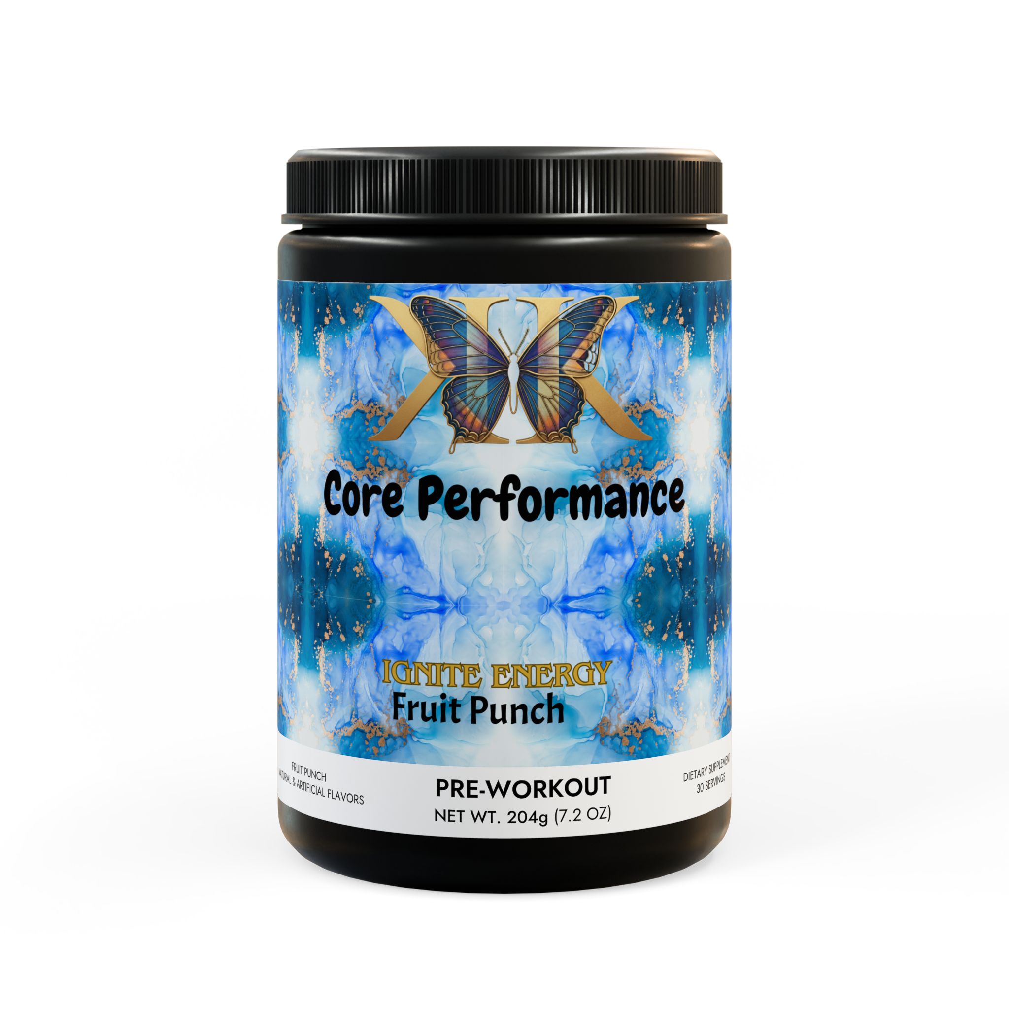 Pre-Workout Supplement, Fruit Punch (204g, 7.1oz)