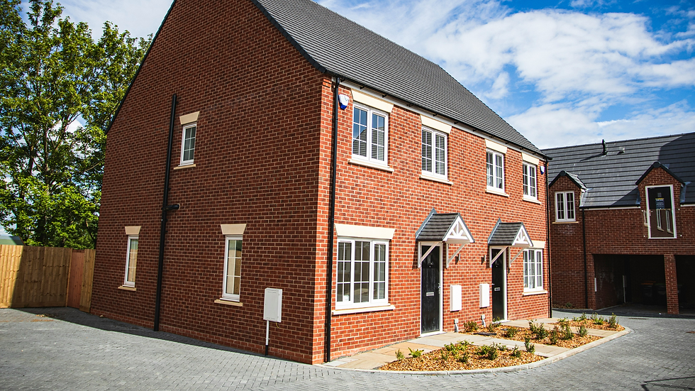 A brand new housing estate in Bedford UK. Filled with 3, 4 and 5-bed homes