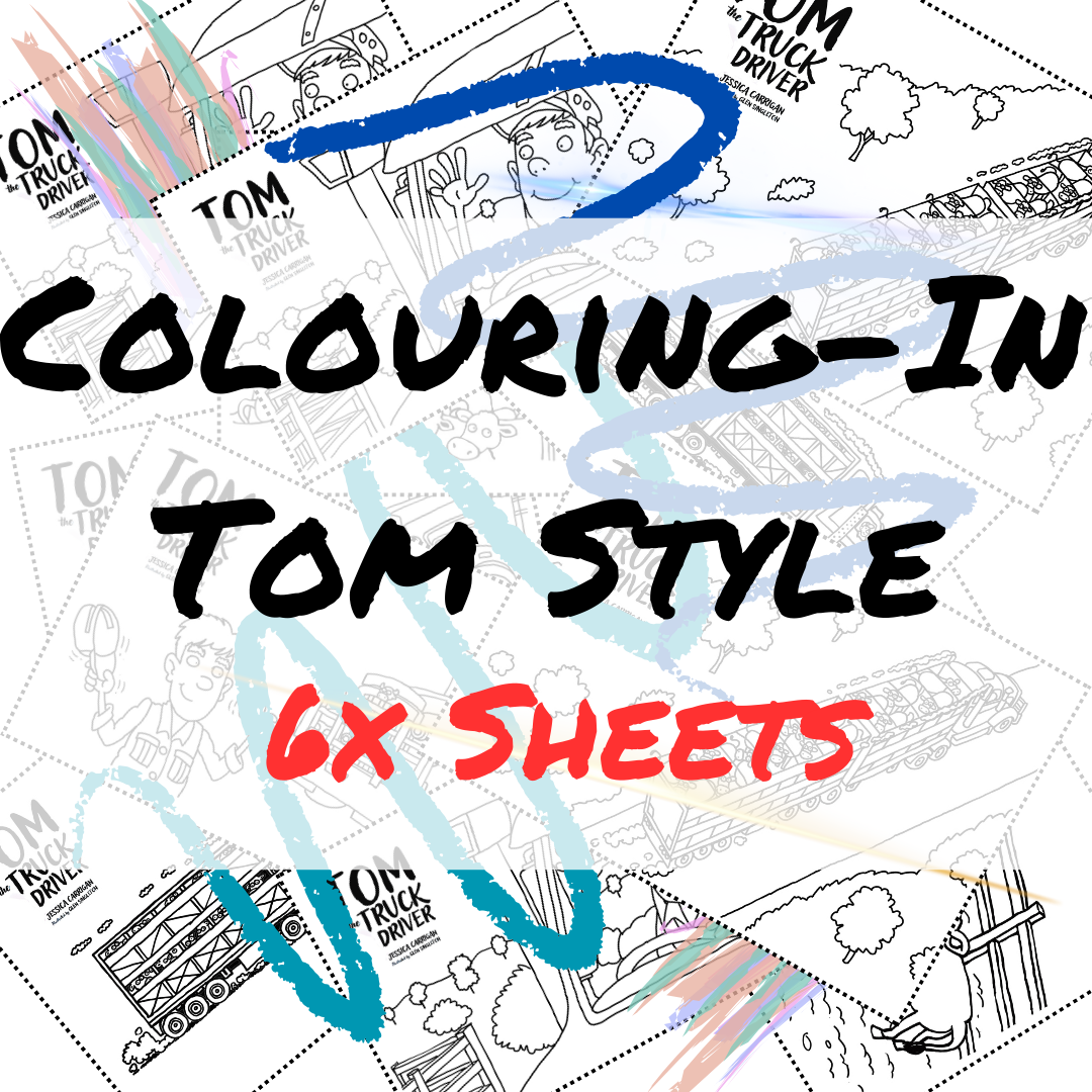 Downloadable Colouring-In Sheets x 6