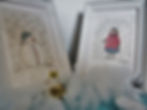 Miniature : Duo d'aquarelles originales encadrées - Sous la neige 1
