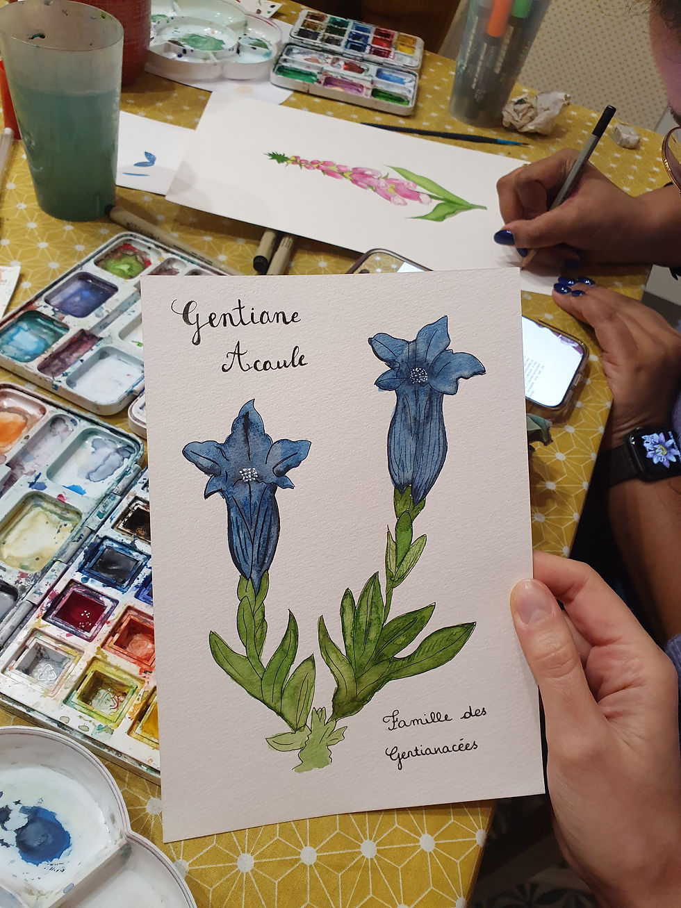 Miniature : Goûter créatif - herbier aquarellé