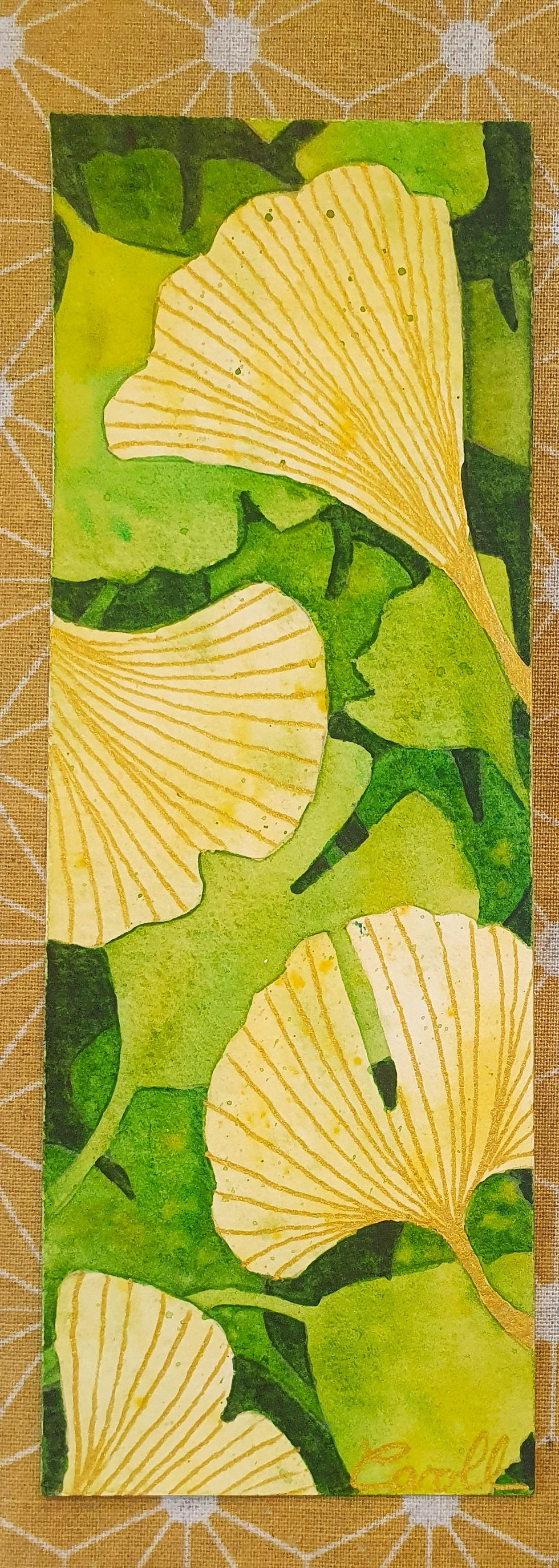 Végétaux 2 - ginko en négatif