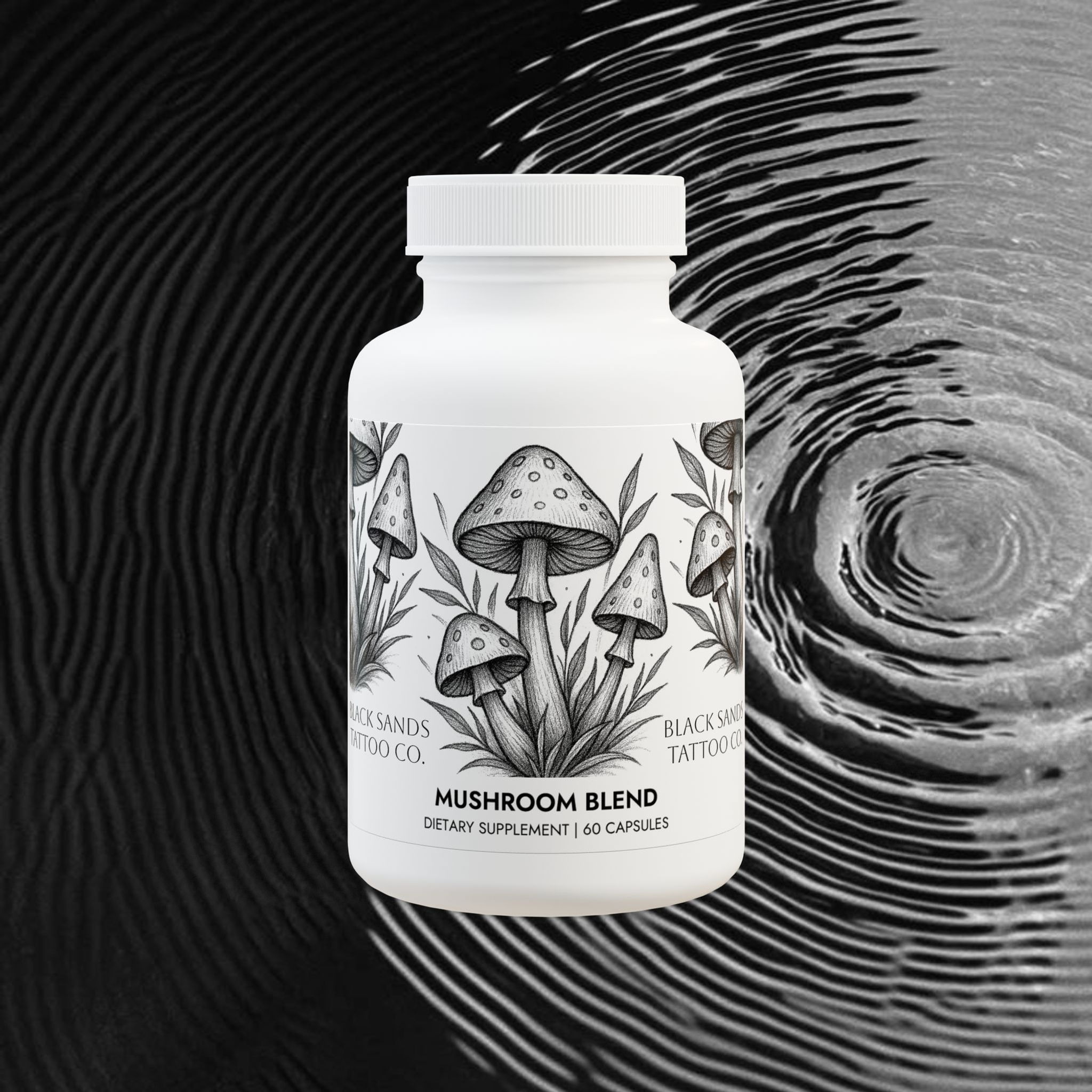 Black Sands Mushroom Blend Supplement (60 Capsules)