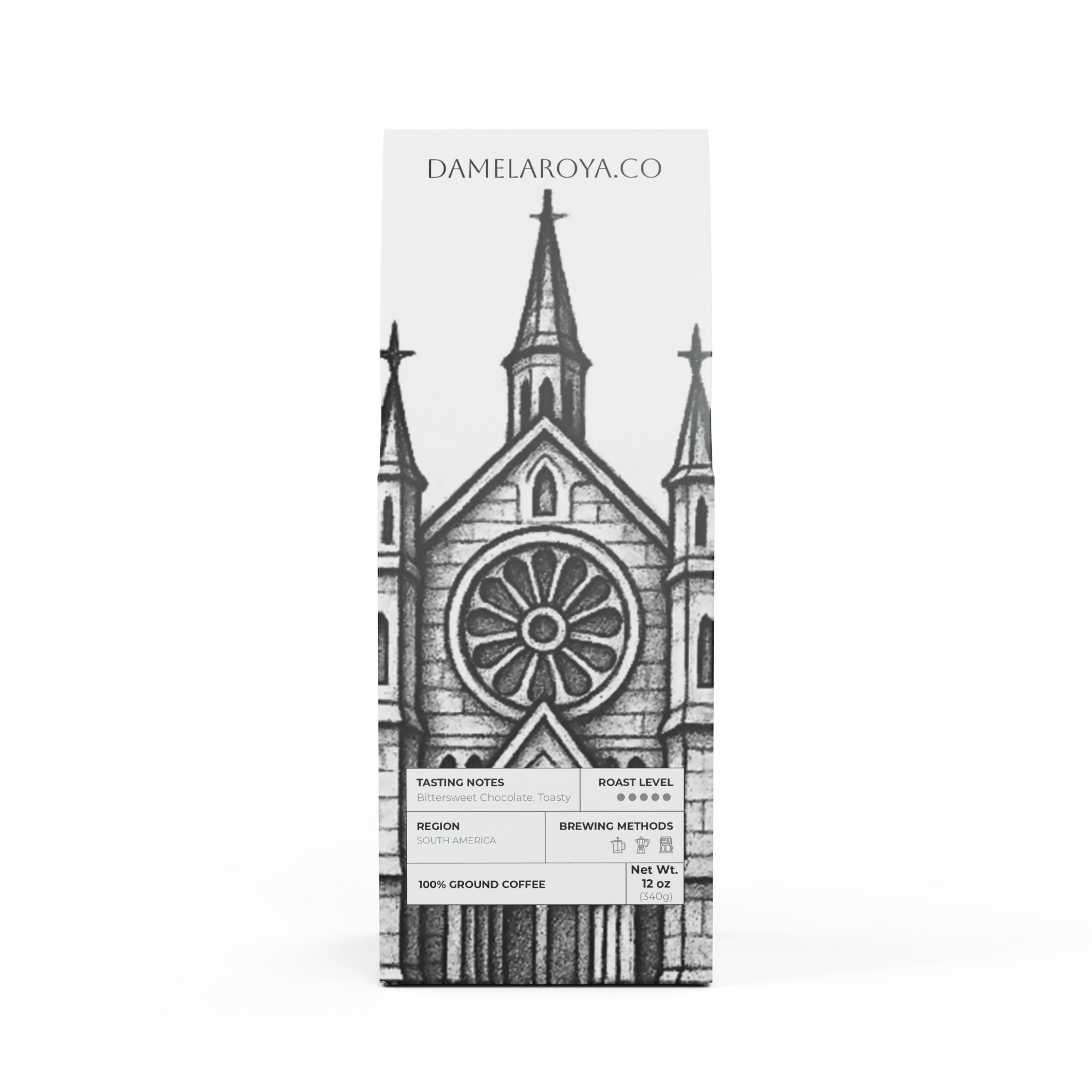 Damelaroya.Co Bitterroot Coffee Blend (Dark French Roast)