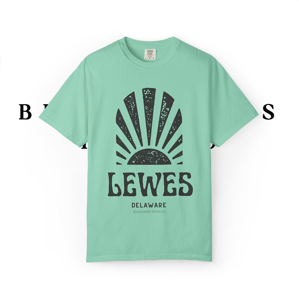 Thumbnail: Black Sands Tattoo Co. Lewes, Delaware Sun Tee