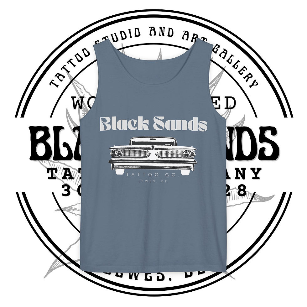 Thumbnail: Black Sands Tattoo Co. 62' Grand Prix Comfort Colors Tank