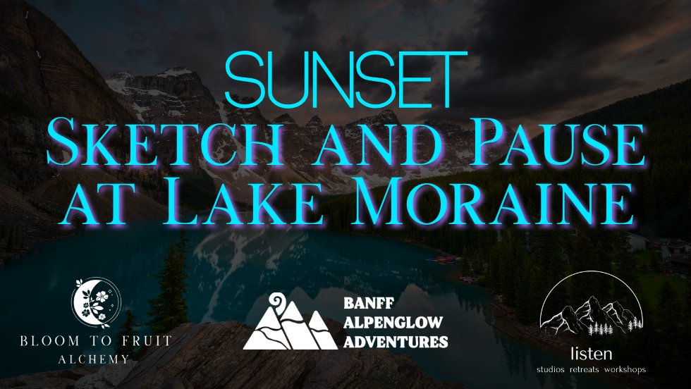 Sunset Sketch and Pause at Lake Moraine