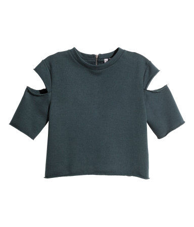 Kort jerseytop