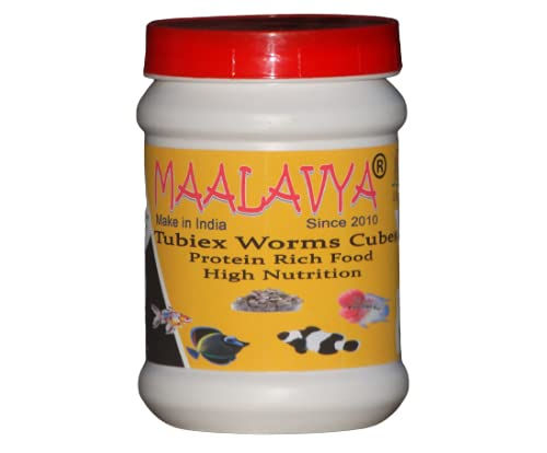 Thumbnail: Maalavya Tubiex Worms Cubes (Protein Rich Fish Feed/Food) (High Nutrition Food)