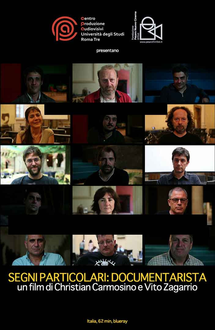 SEGNI PARTICOLARI: DOCUMENTARISTA