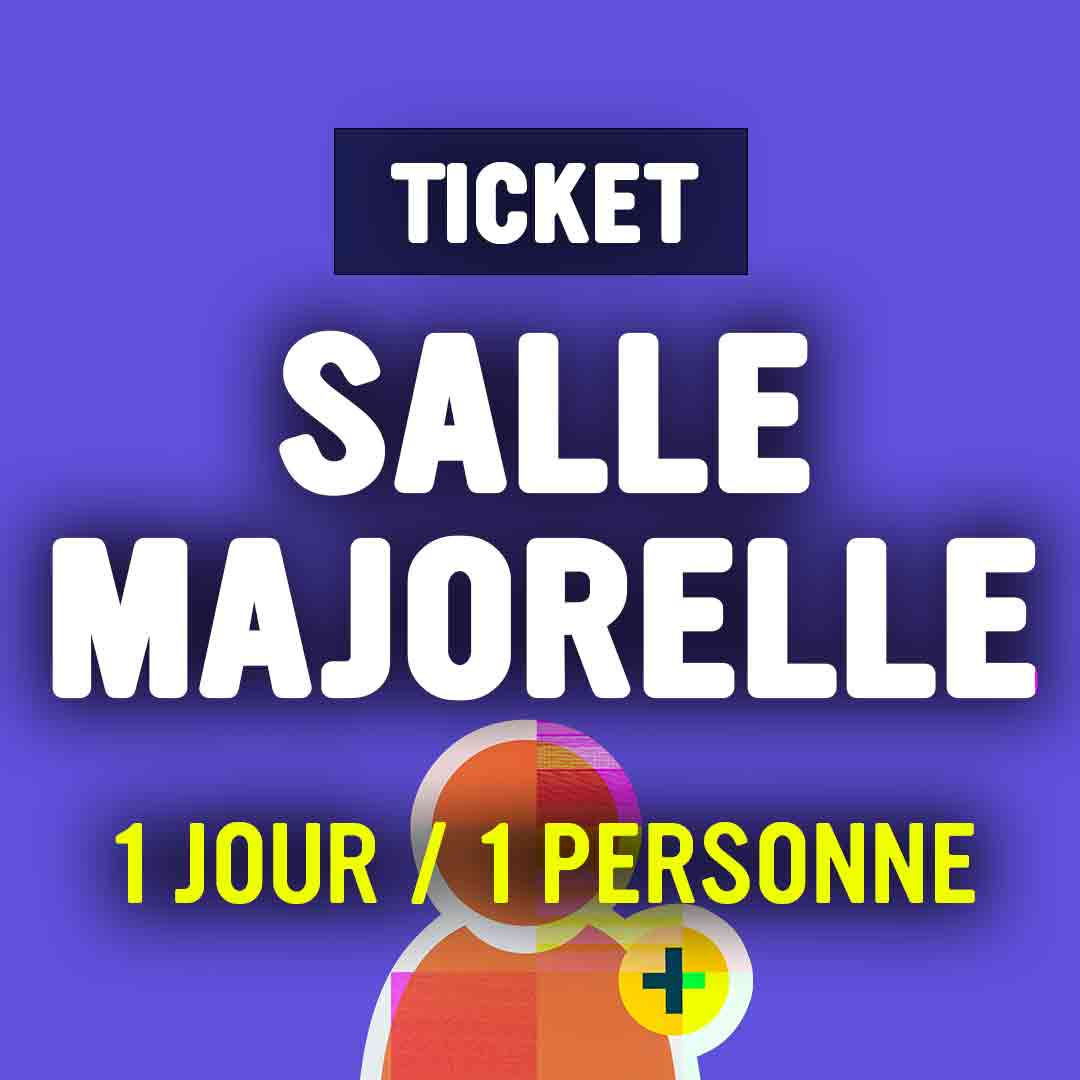 Ticket réunion Majorelle 1 journée - 1 personne