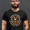 Thumbnail: Harley Inspired - Black Round Neck - Biker T-Shirt - Front View