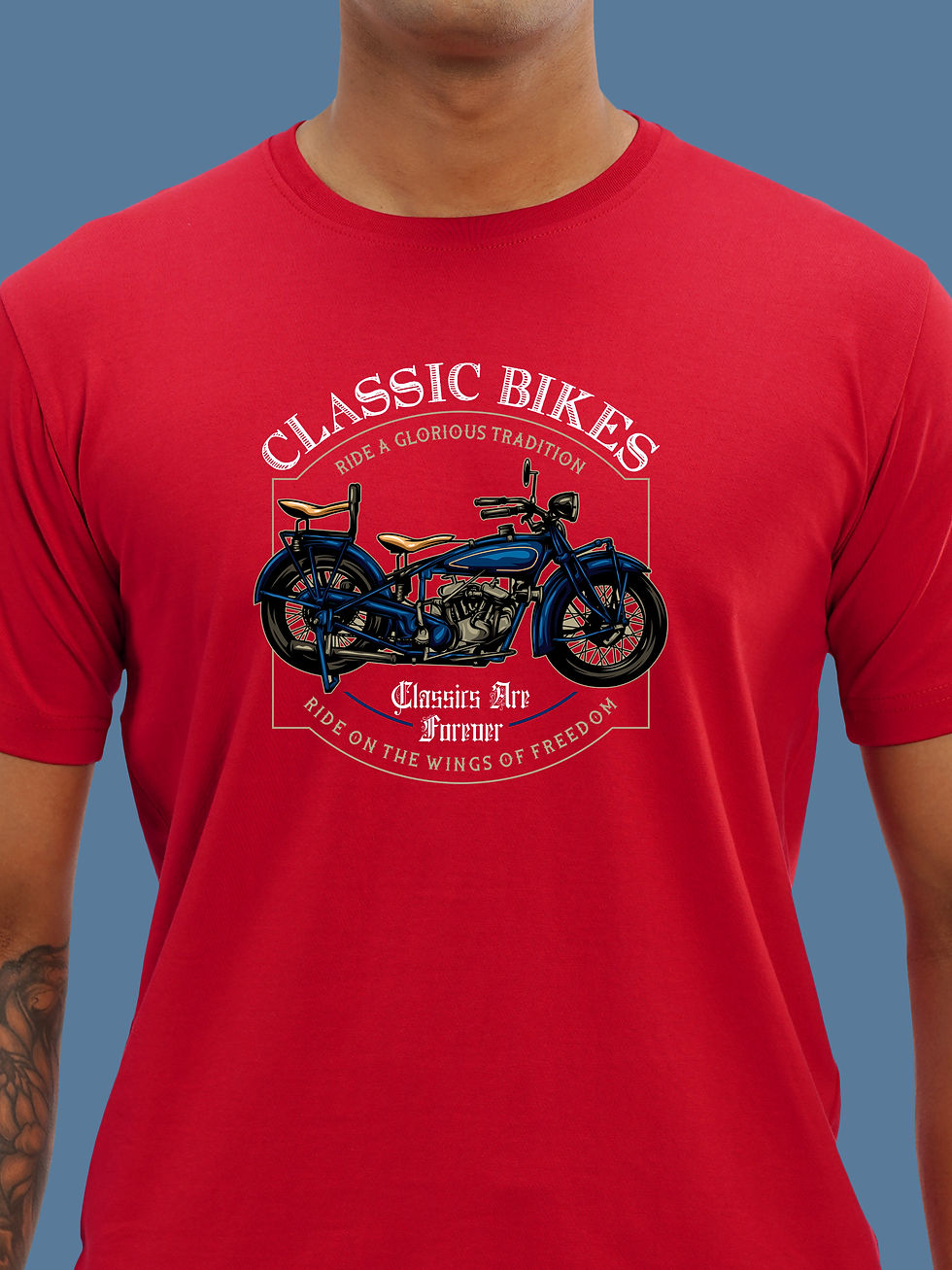 Thumbnail: CLASSIC BIKES - BIKER T-SHIRT