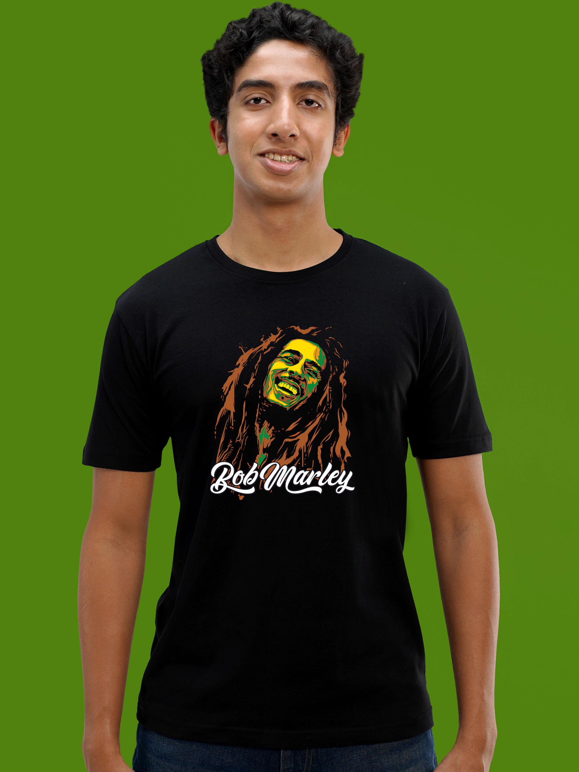 BOB MARLEY - NAUGHTY T-SHIRT FRONT