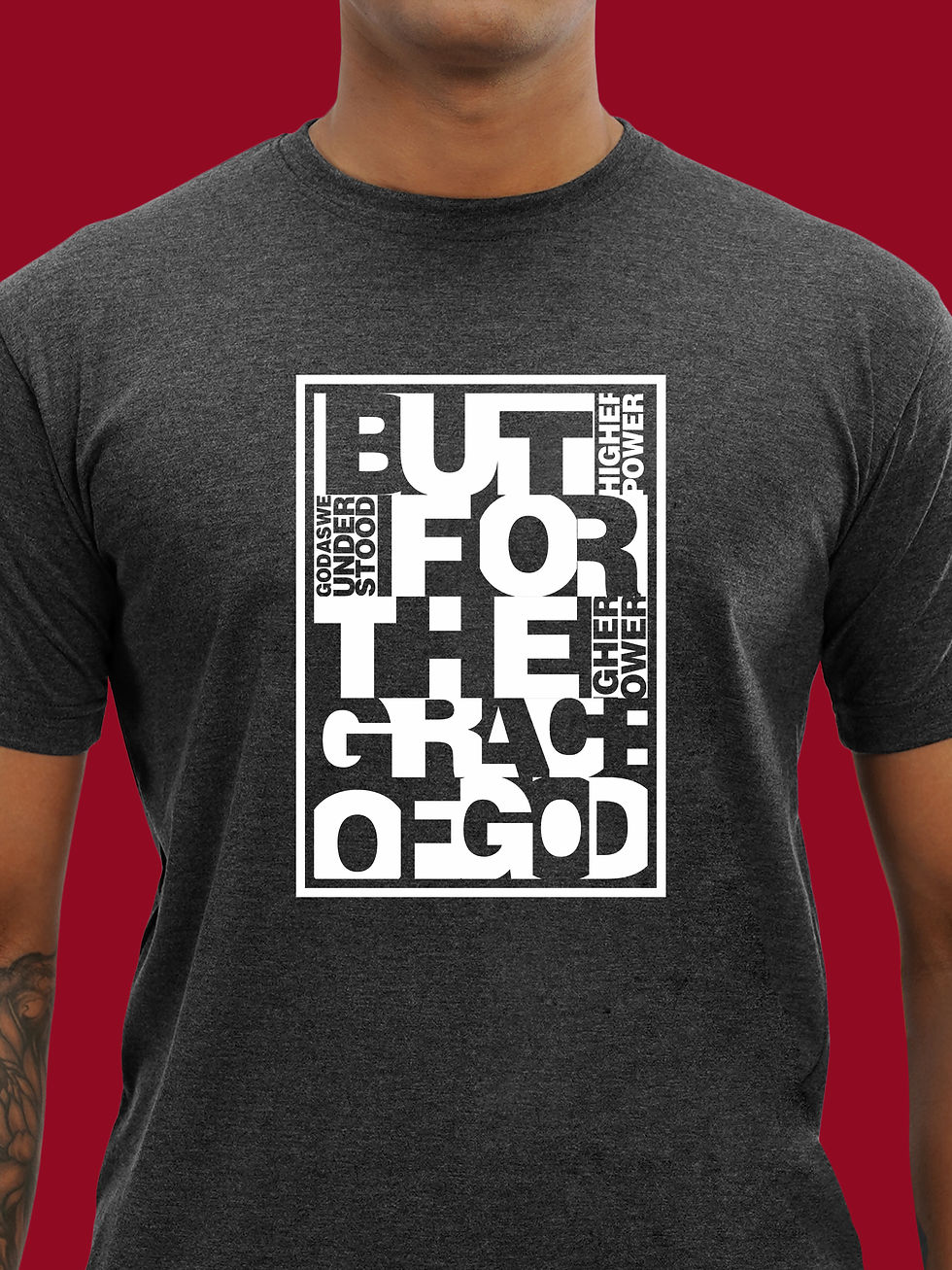 Thumbnail: TYPOGRAPHIC - RECOVERY T-SHIRT