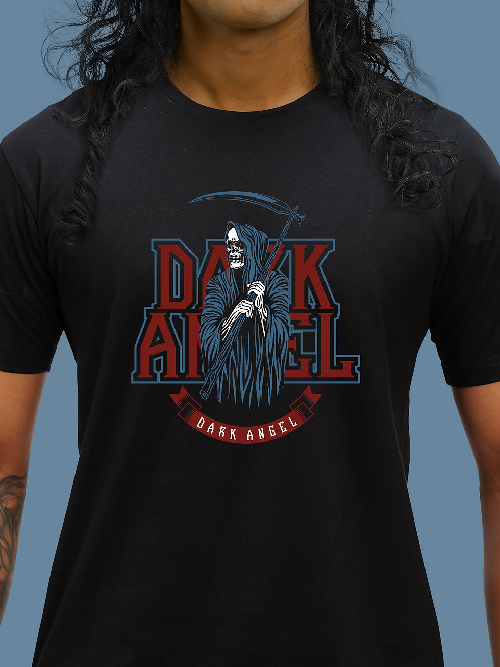 GRIM REAPER - NEGATIVITY T-SHIRT FRONT ZOOM