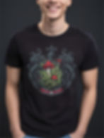Toxic Stuff - Black, Round Neck Awesome T-Shirt - Front View, Zoom