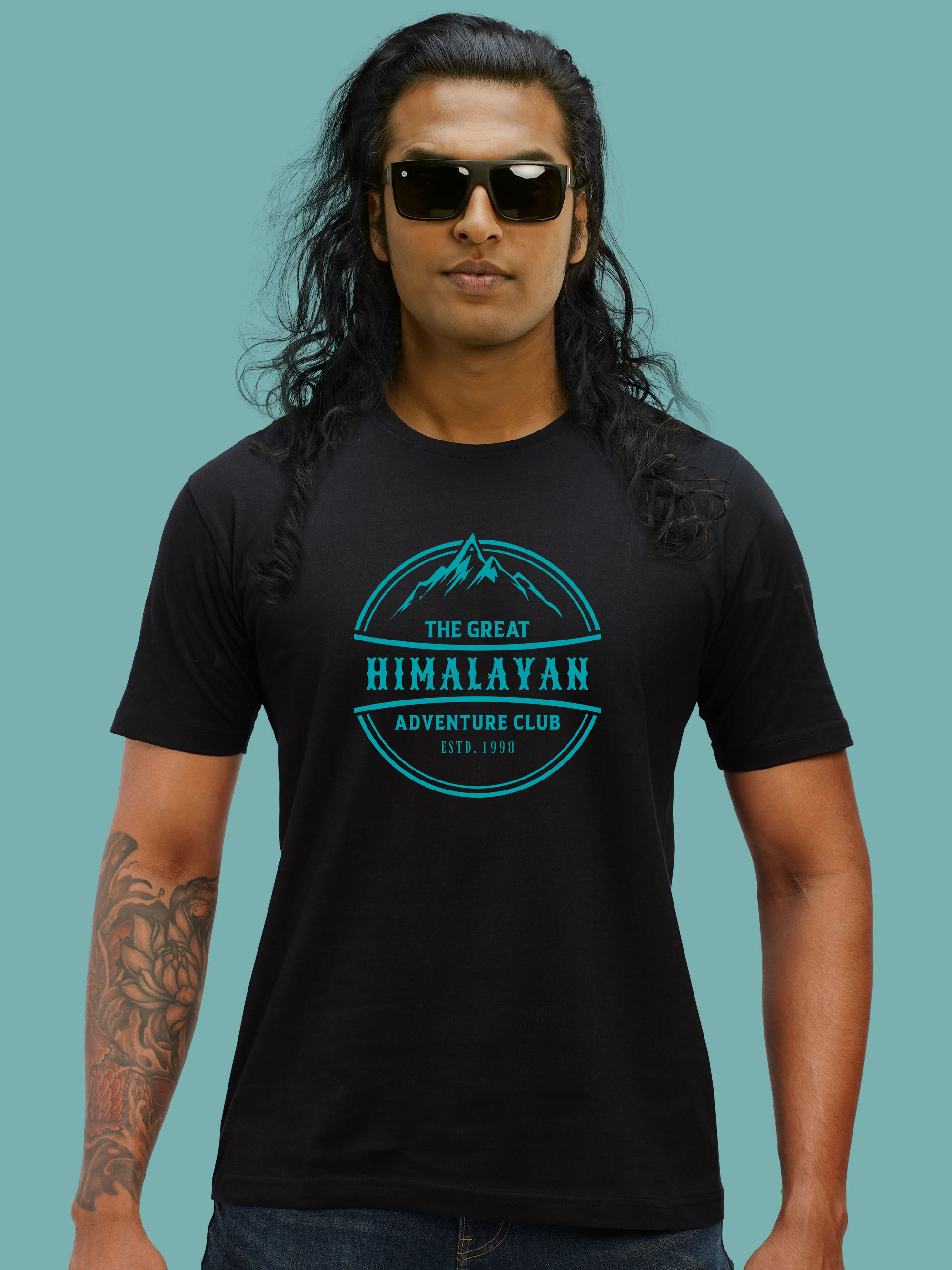 HIMALAYAN ADVENTURE CLUB - ADVENTURE T-SHIRT FRONT