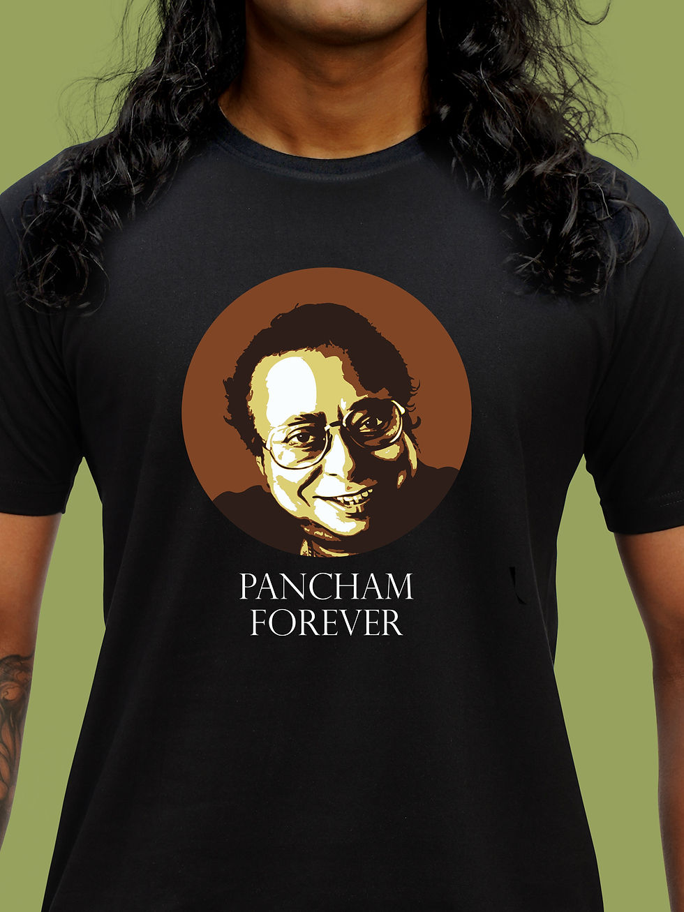 PANCHAM FOREVER - MUSICAL T-SHIRT FRONT ZOOM