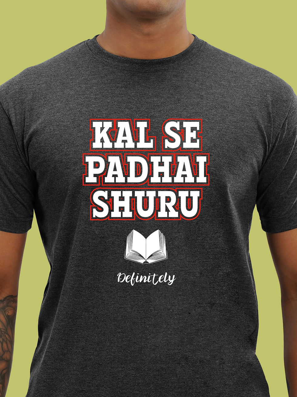 Thumbnail: KAL SE PADHAI SHURU - CAMPUS WEAR T-SHIRT