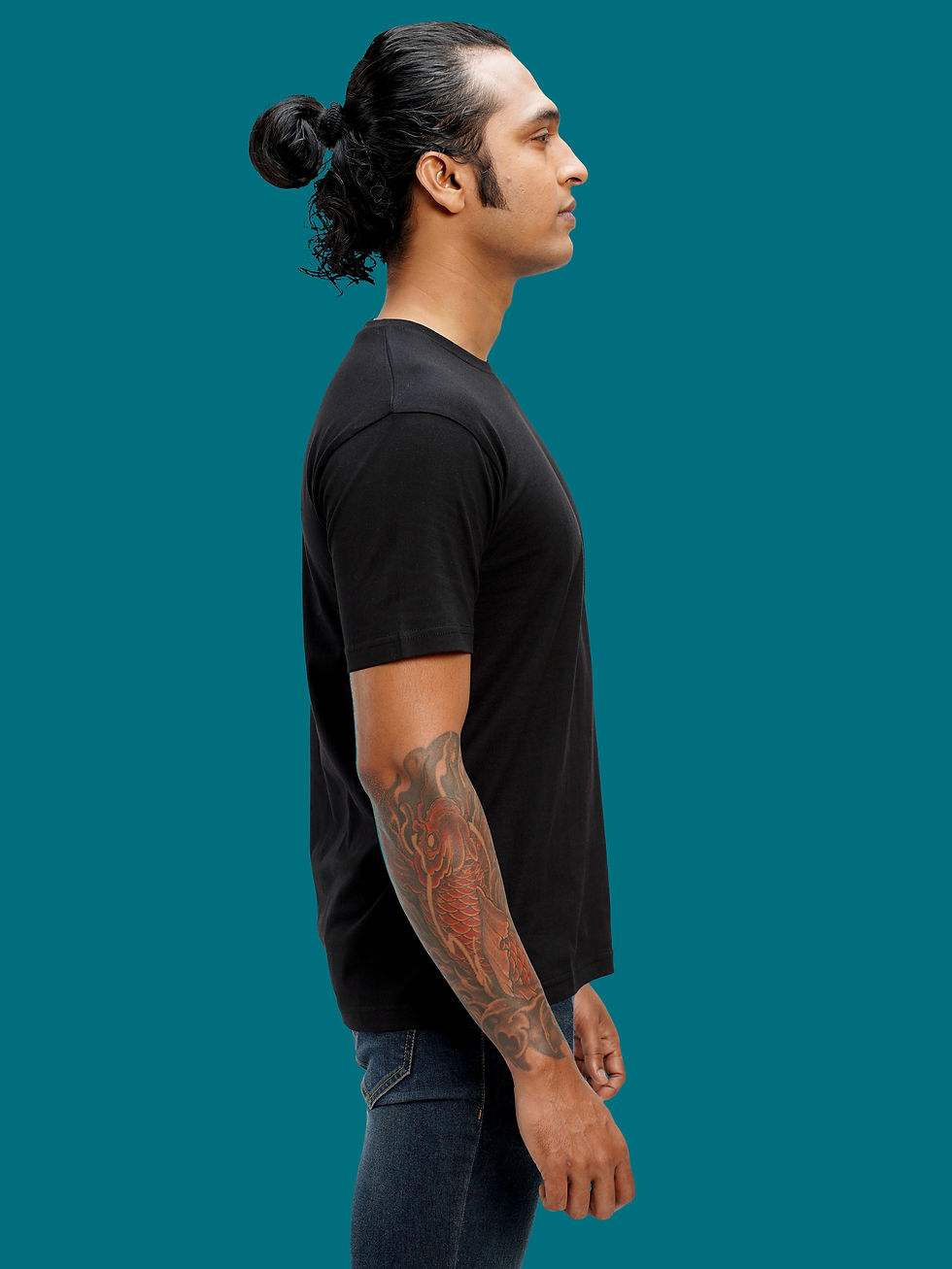Thumbnail: CUSTOM MOTORCYCLE BIKER T-SHIRT SIDE
