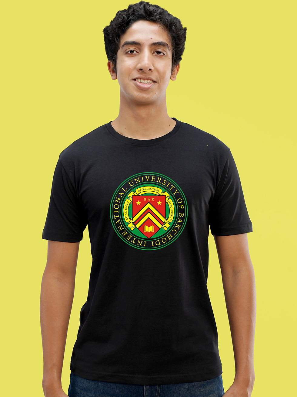 UNIVERSITY OF BAKCHODI - CAMPUS WEAR T-SHIRT FRONT
