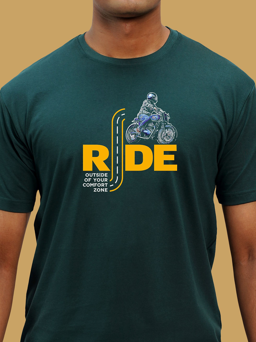 Thumbnail: OUTSIDE YOUR COMFORT ZONE - BIKER T-SHIRT