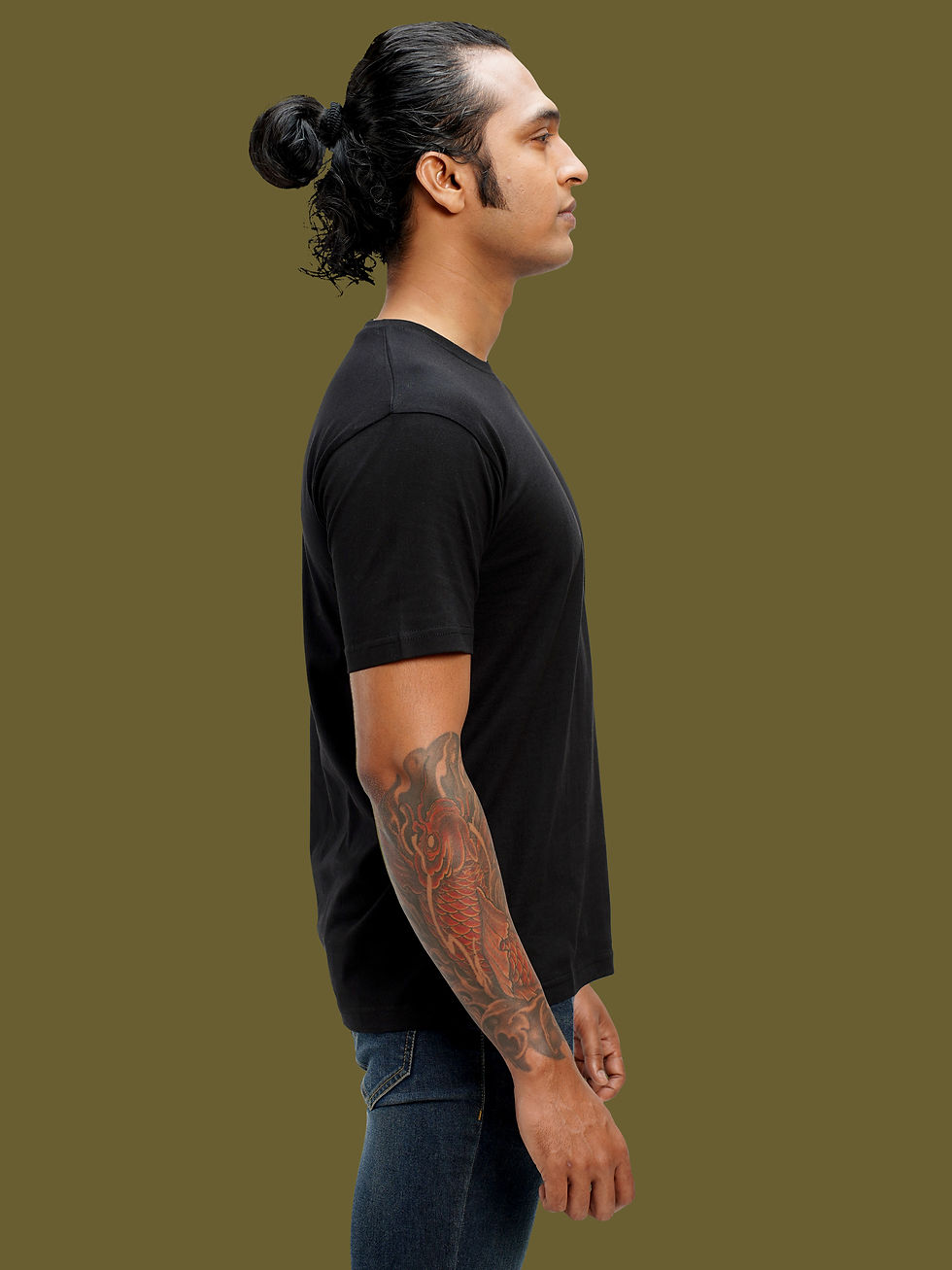 Thumbnail: ROYAL ENFIELD LOVER - BIKER T-SHIRT SIDE
