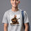 Thumbnail: Folk Musician - Steel Grey, Round Neck, Musical T-Shirt - Campus Model