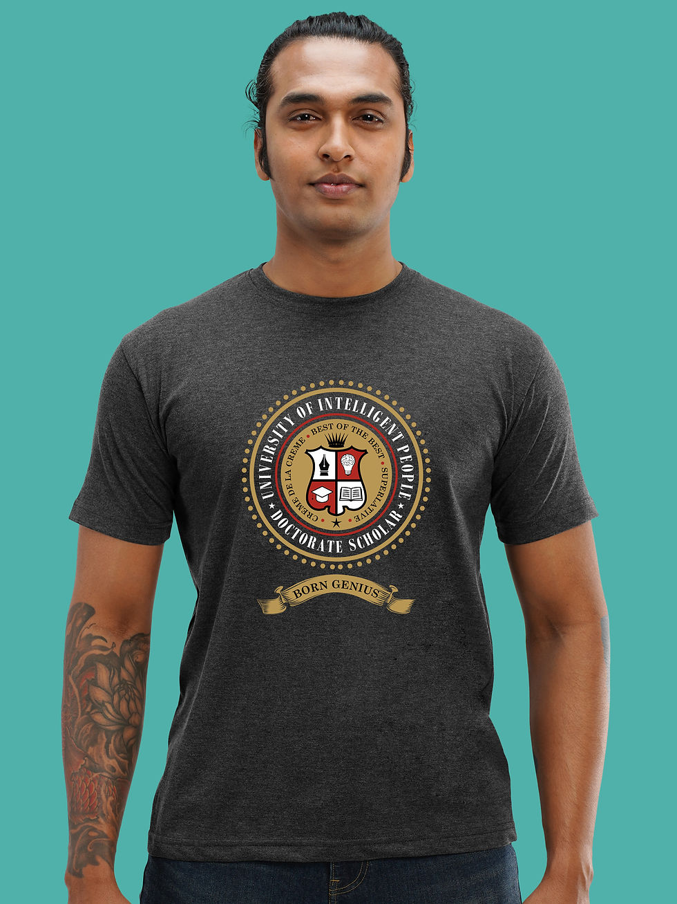 Thumbnail: DOCTORATE SCHOLAR - CAMPUS WEAR T-SHIRT