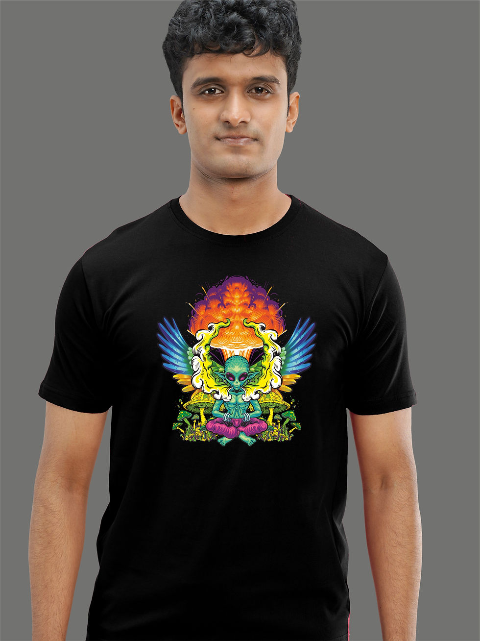 Thumbnail: PSYCHEDELIC - AWESOME T-SHIRT - FRONT