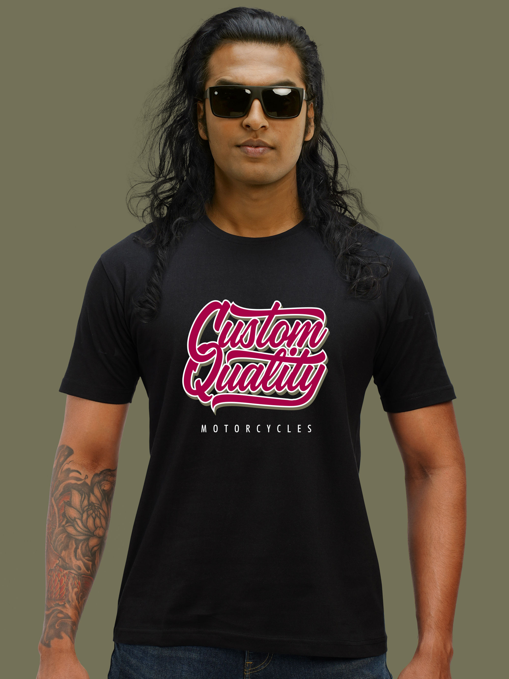 CUSTOM BIKER T-SHIRTS FRONT