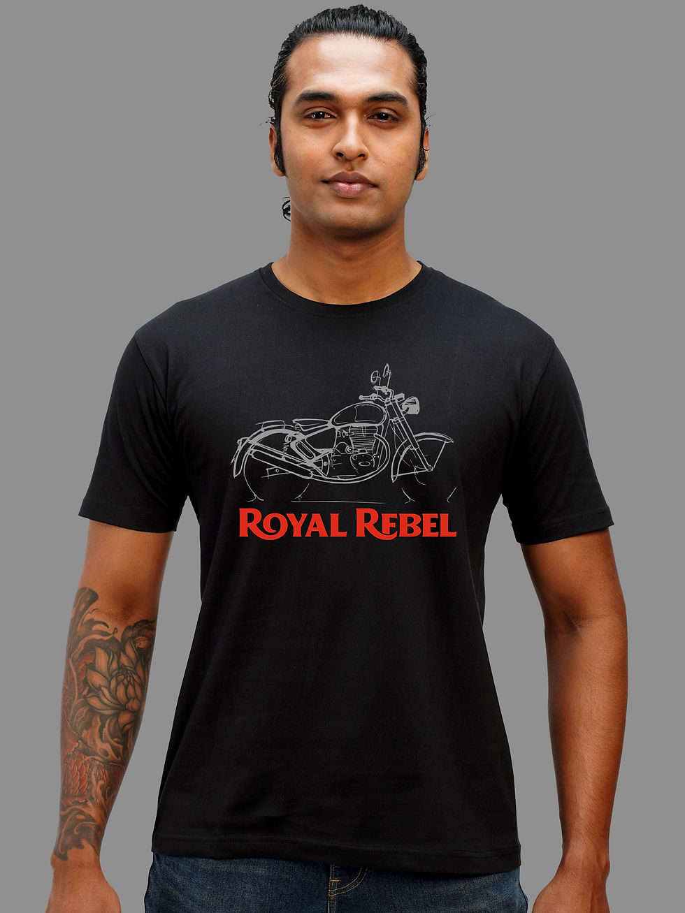 ROYAL REBEL BIKER T-SHIRT FRONT