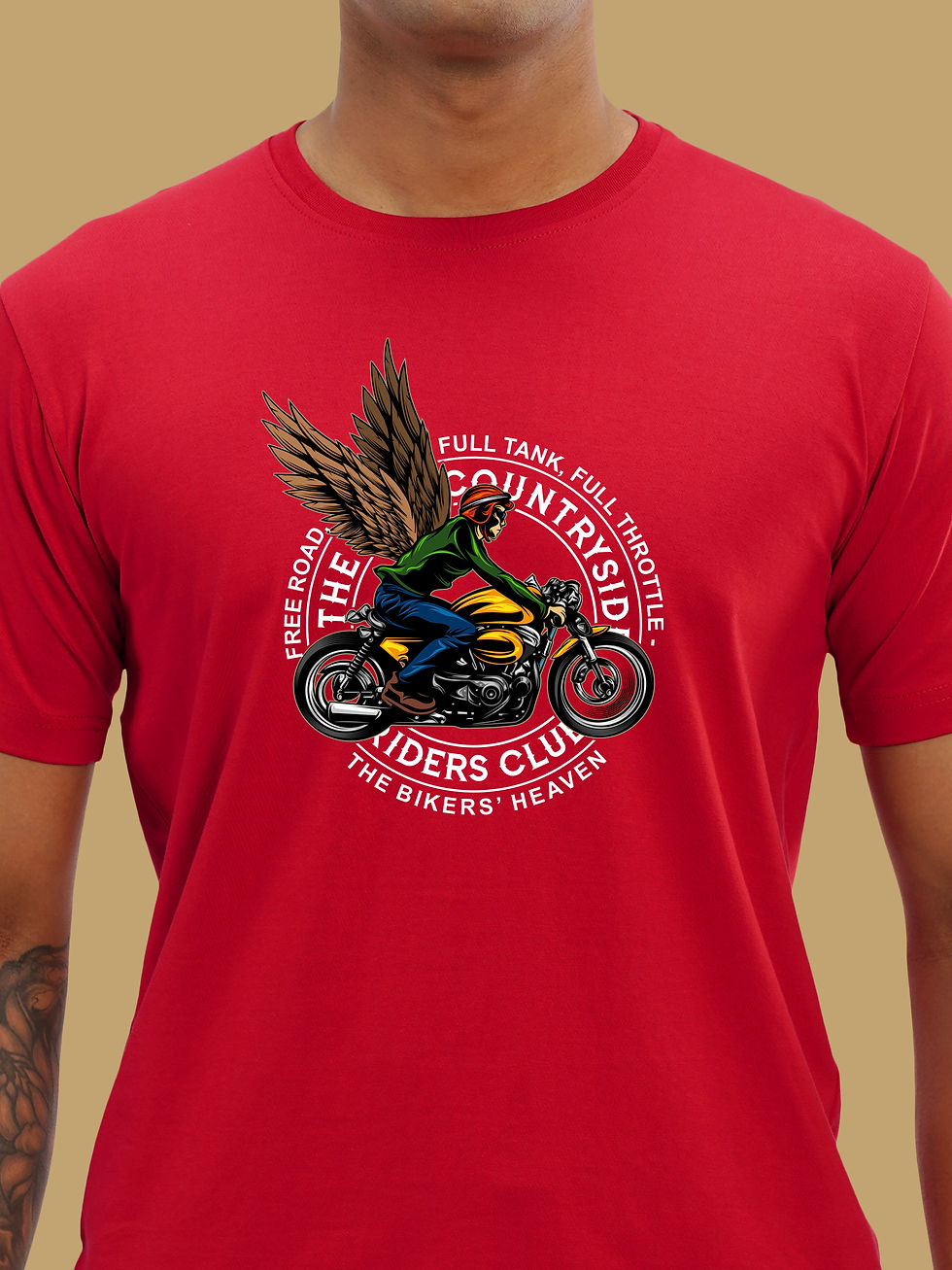 Thumbnail: WINGED BIKER T-SHIRT