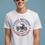 Thumbnail: Classic Motorcycle - White, Round Neck, Biker T-Shirt - Front