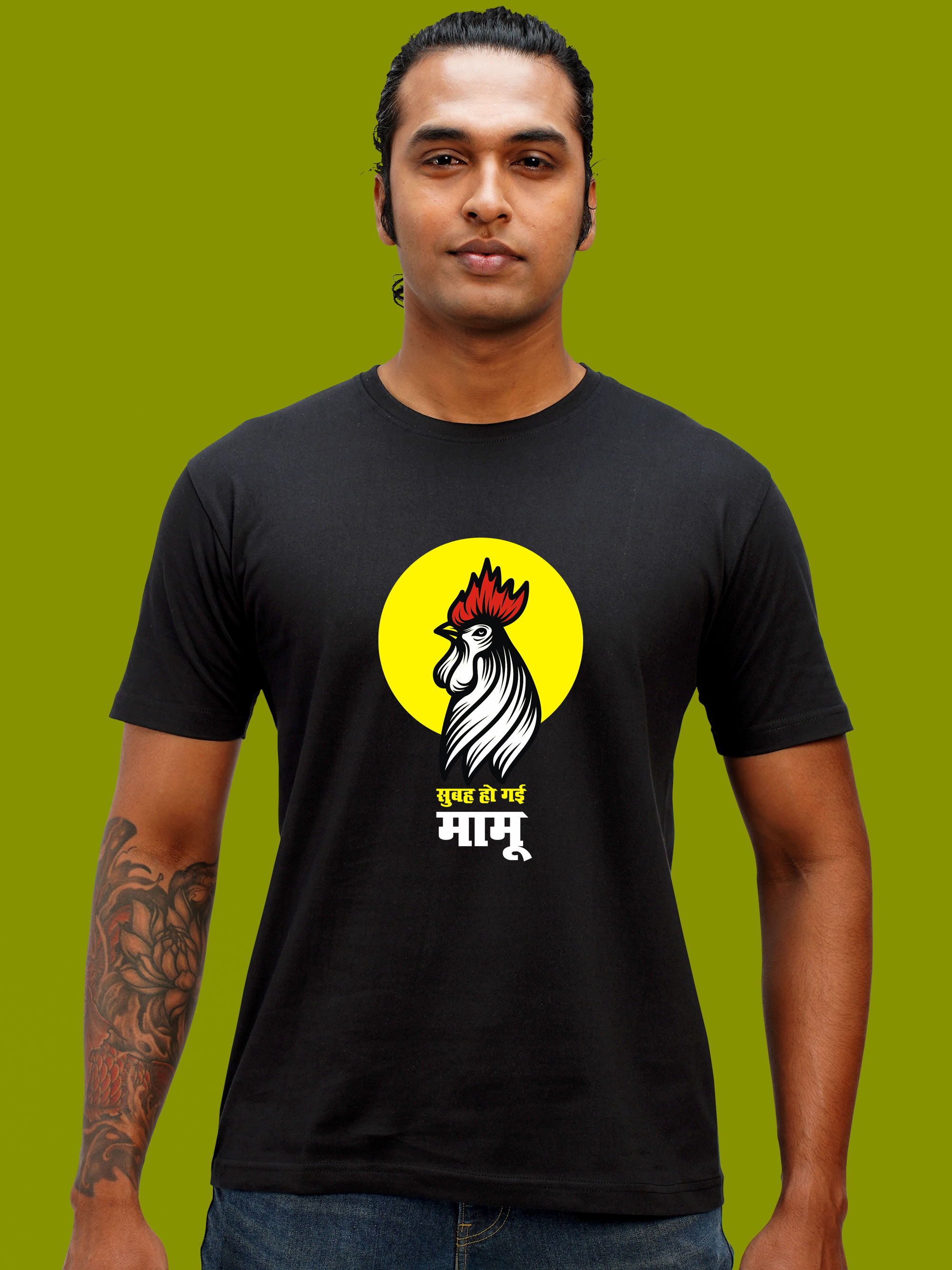 SUBAH HO GAYI MAMU - CAMPUS WEAR T-SHIRT FRONT