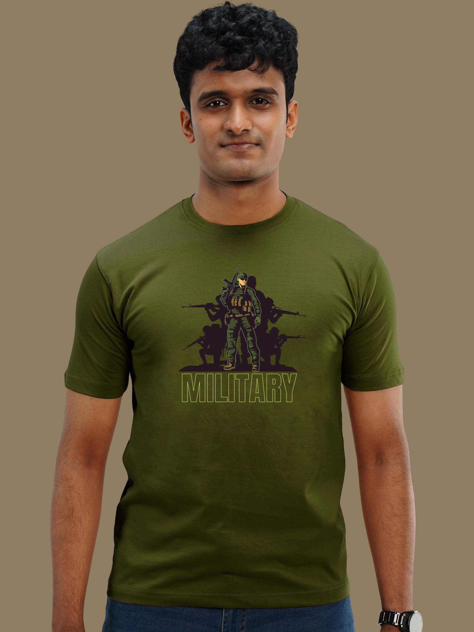 MILITARY - ARMY THEME T-SHIRT FRONT
