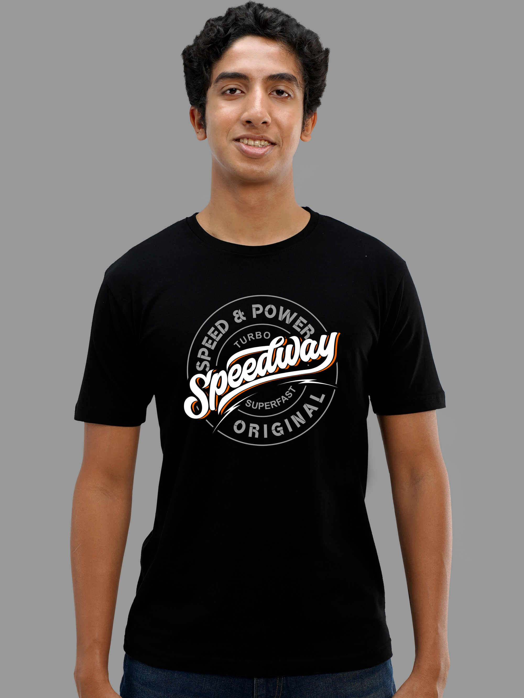 SPEEDWAY BIKER T-SHIRT FRONT