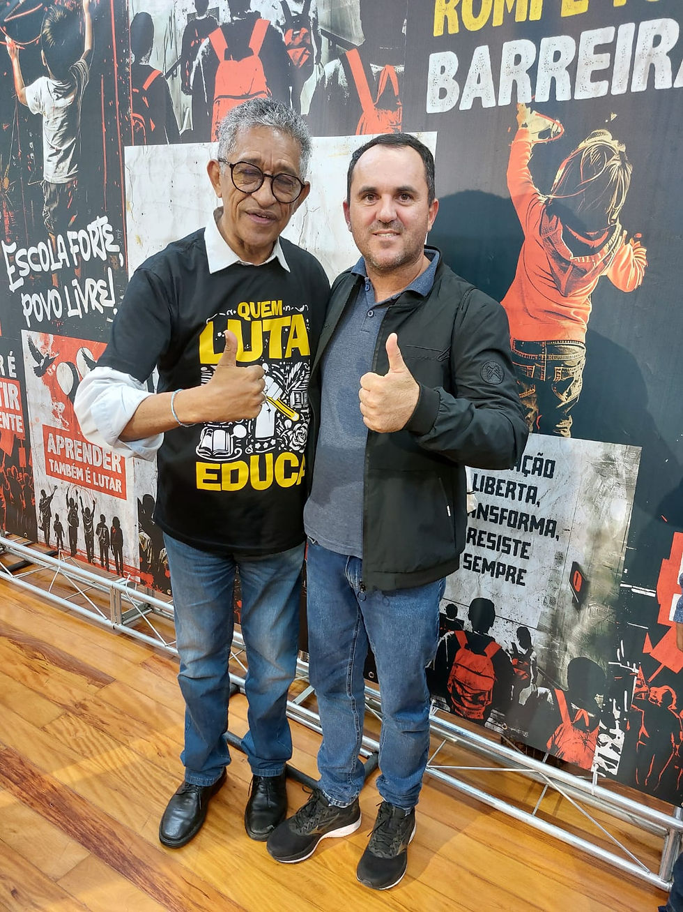 Com a ilustre presença do deputado federal Vicentinho (PT)