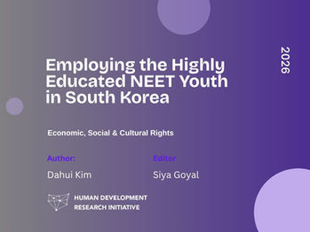 Employing the Highly Educated NEET Youth in South Korea
