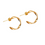 Miniaturbild: Gedrehte Ohrringe gold