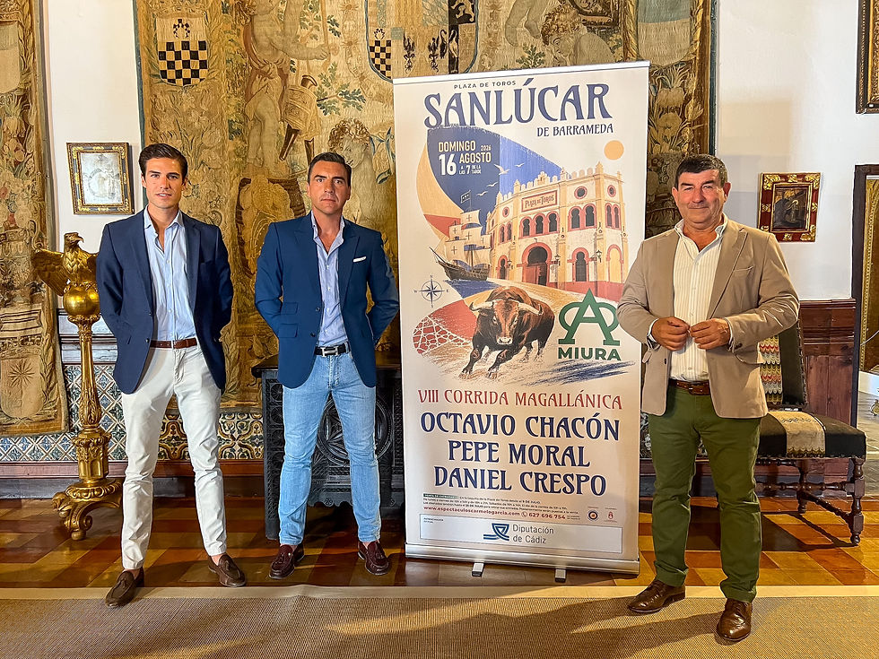 Presentada la VIII Corrida Magallánica de Sanlúcar de Barrameda, un cartelazo de grandes alicientes