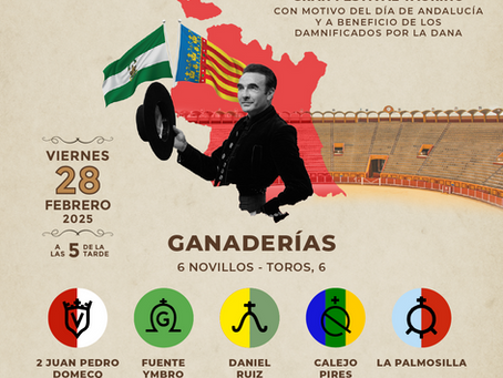Cartel ganadero del Festival Taurino Benéfico de Algeciras
