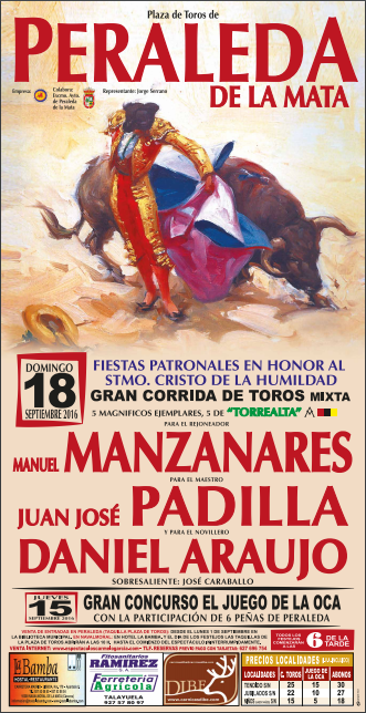 Corrida de Toros Mixta Peraleda de la Mata 2016