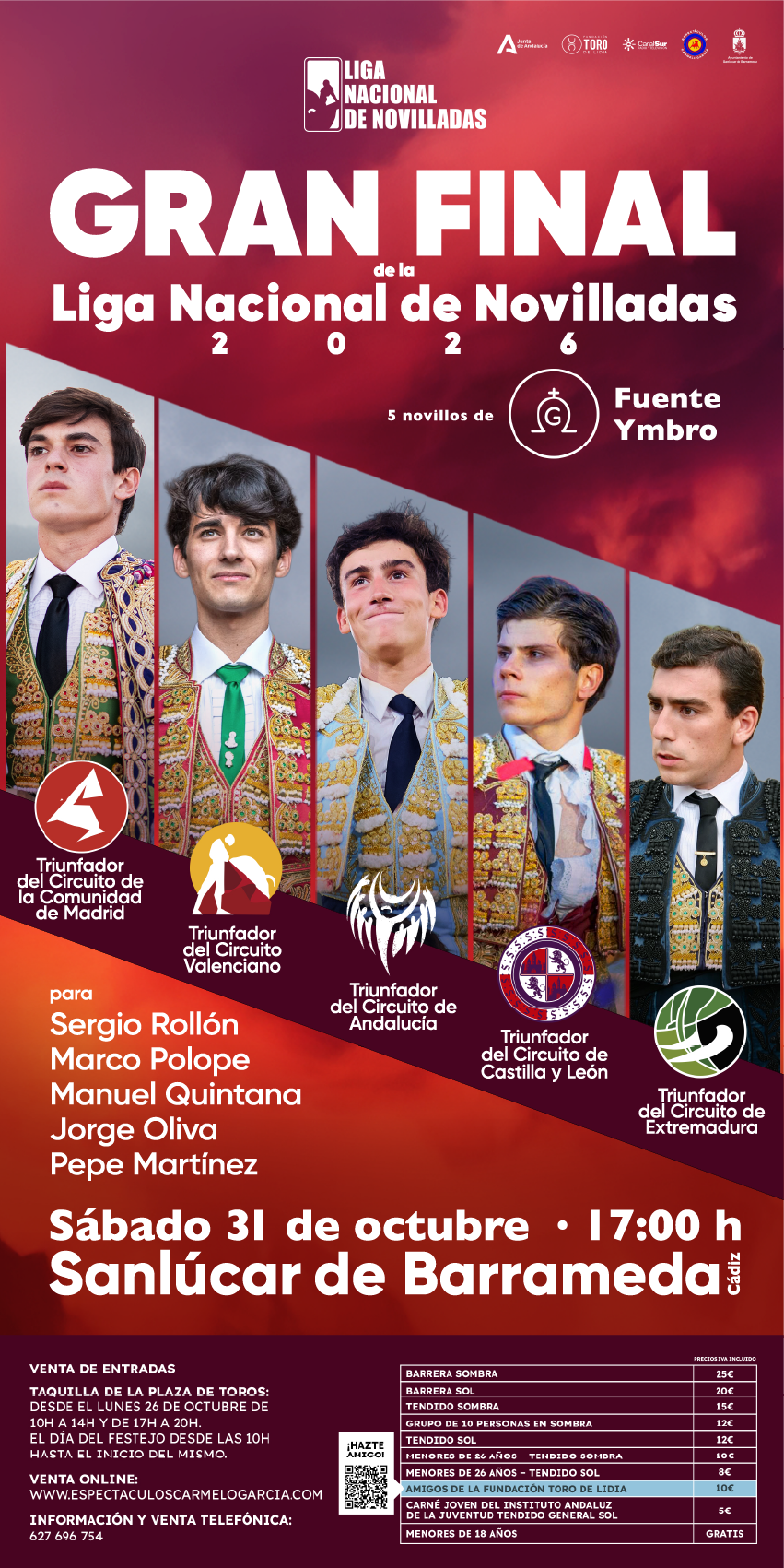 Gran Final Liga Nacional de Novilladas en Sanlúcar de Barrameda