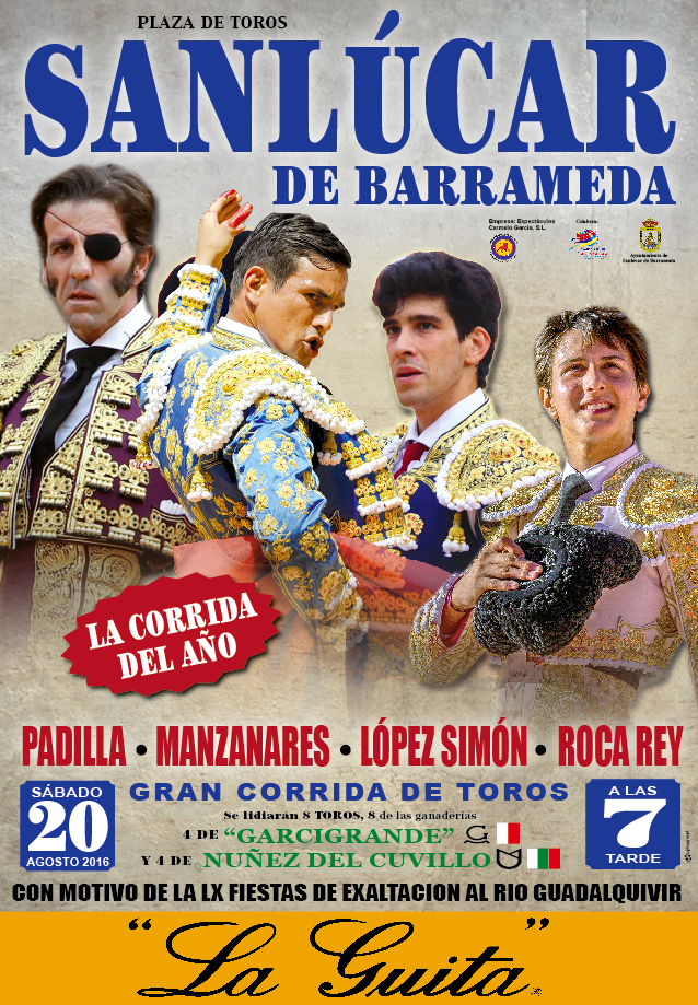 Corrida de Toros Sanlúcar 2016