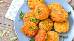 Hirse-Taler mit Fenchel