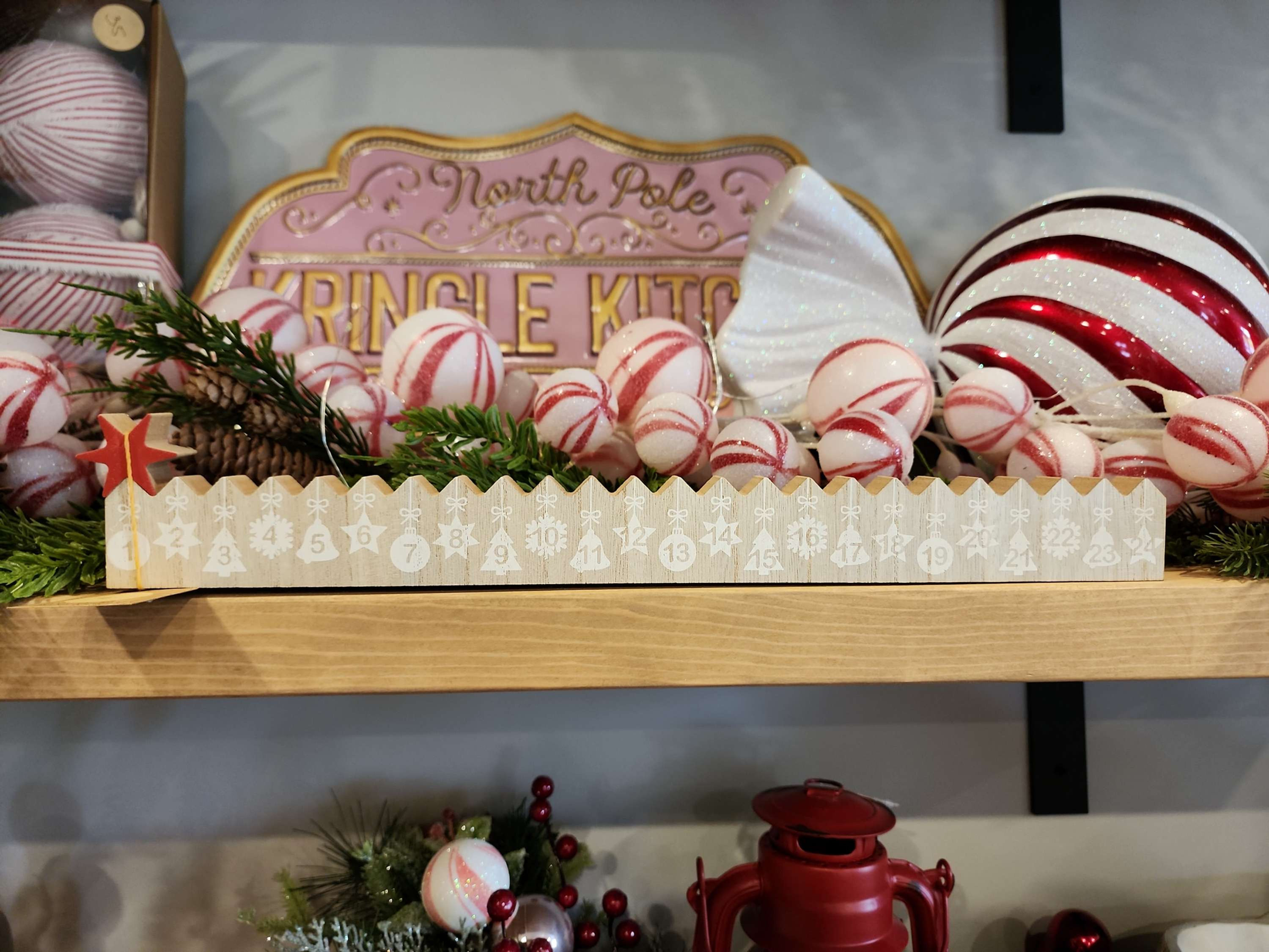 Calendrier de l'avant en bois