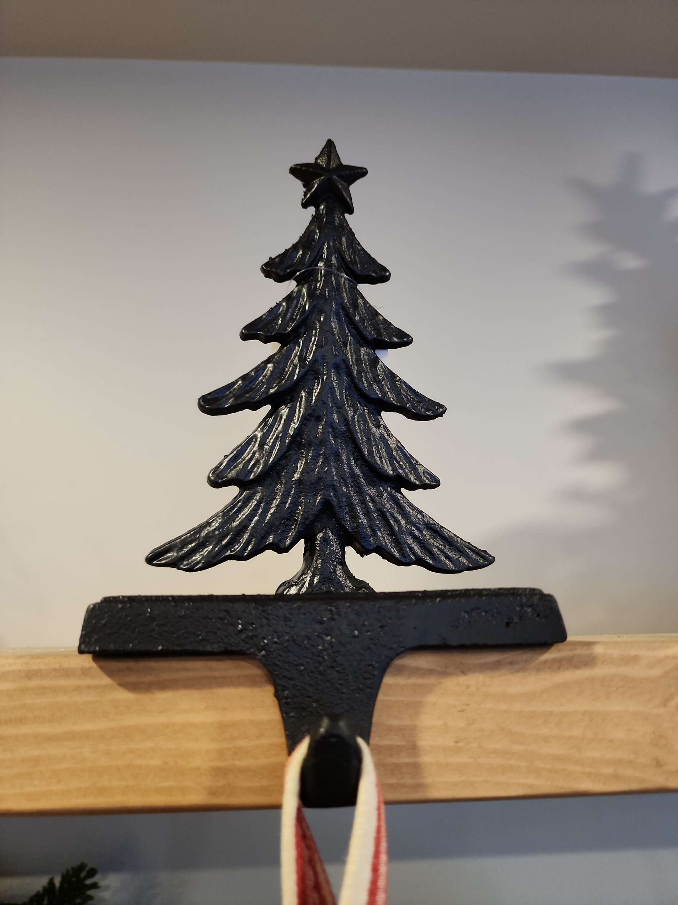 Support pour bas de Noël en fonte