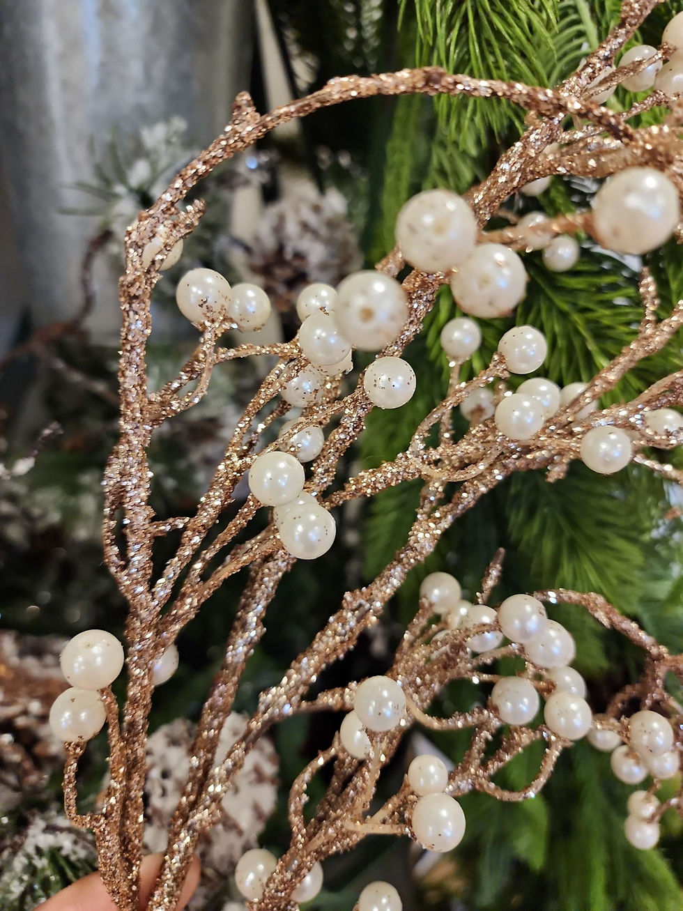 Miniature : Branches de perles et champagne